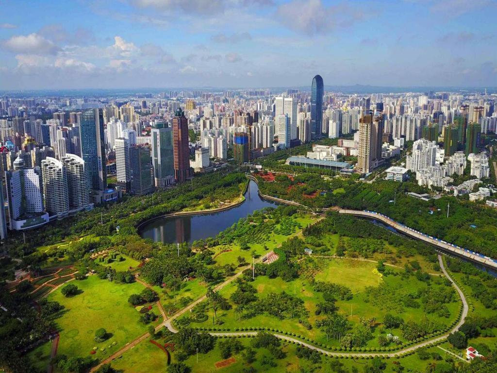 Baohua Harbour View Hotel Haikou  Exteriör bild