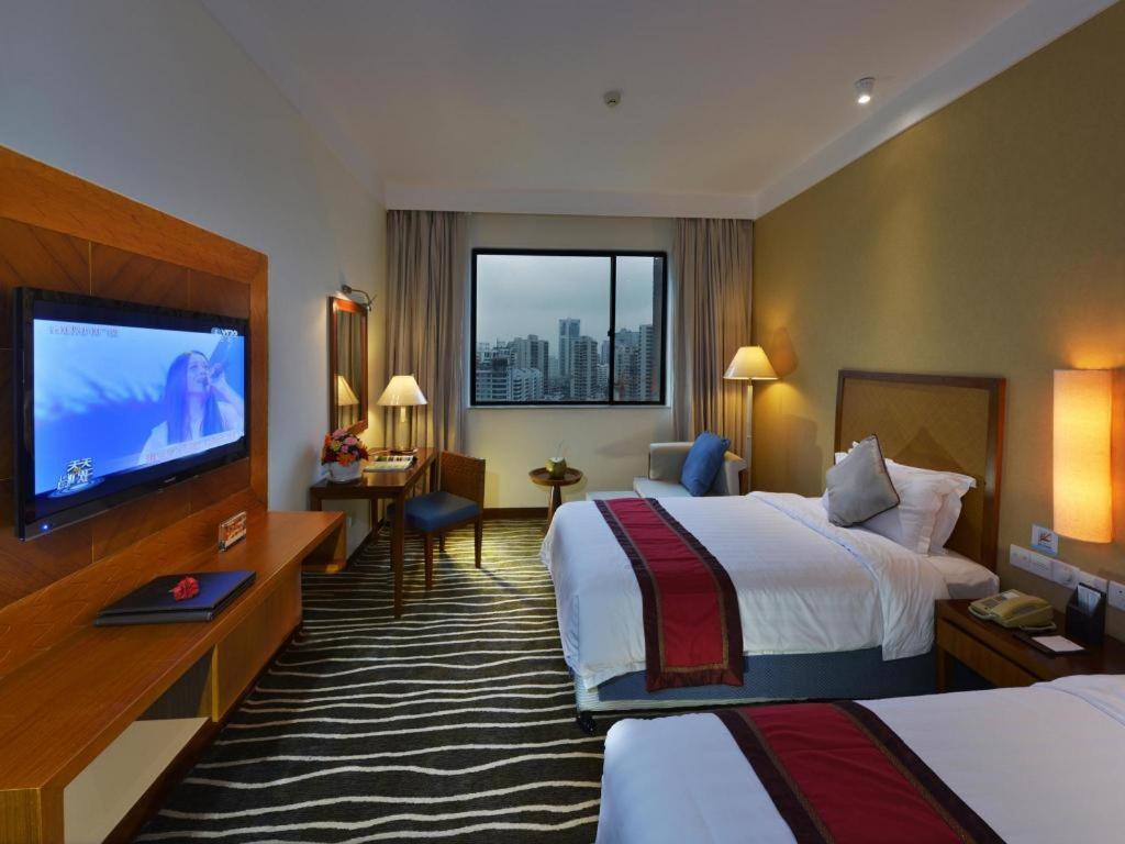 Baohua Harbour View Hotel Haikou  Exteriör bild