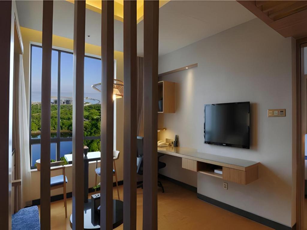Baohua Harbour View Hotel Haikou  Exteriör bild