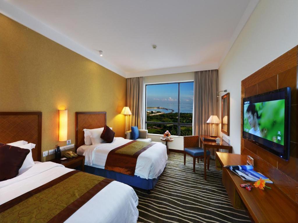 Baohua Harbour View Hotel Haikou  Exteriör bild